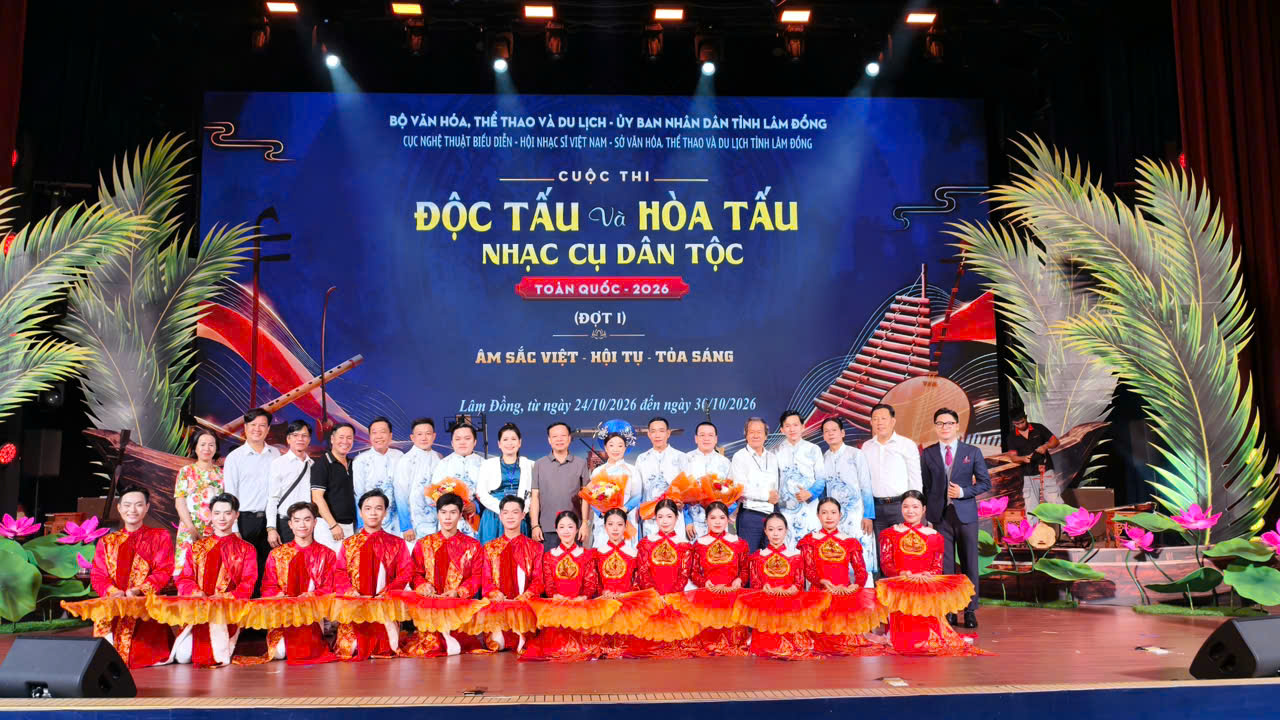 Cuộc thi Độc tấu và Hòa tấu nhạc cụ dân tộc toàn quốc – 2026: Đầu tư cho tác phẩm, tiếp sức người làm nghề