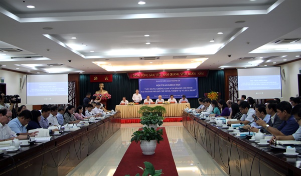 Phát huy vai trò VHNT trong xây dựng không gian văn hóa Hồ Chí Minh