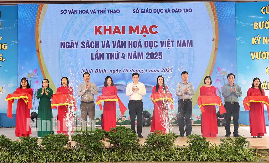 Tổ chức Ngày Sách và Văn hóa đọc Việt Nam trên địa bàn tỉnh Ninh Bình