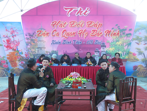 Bắc Ninh: Khai mạc Hội thi hát dân ca quan họ xuân Bính Thân 2016