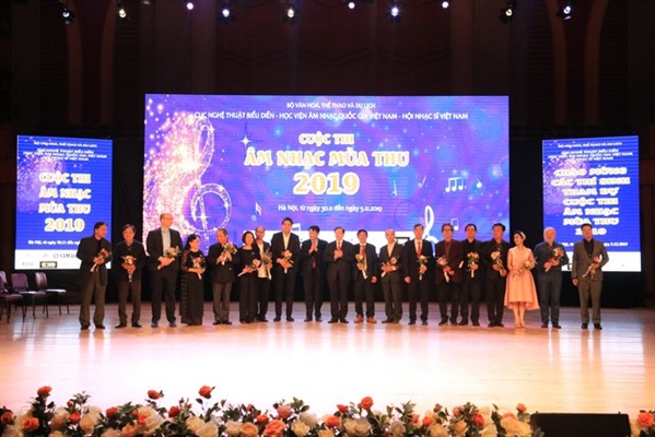 Bế mạc cuộc thi Âm nhạc mùa thu 2019