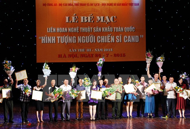 Bế mạc Liên hoan nghệ thuật sân khấu toàn quốc về “Hình tượng Người chiến sĩ CAND”