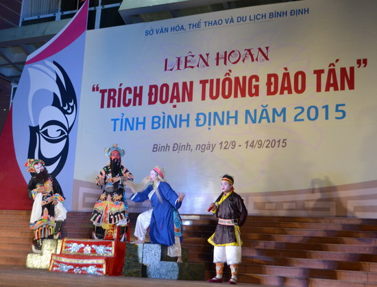 Bình Định: Tổ chức Liên hoan trích đoạn tuồng Đào Tấn năm 2015