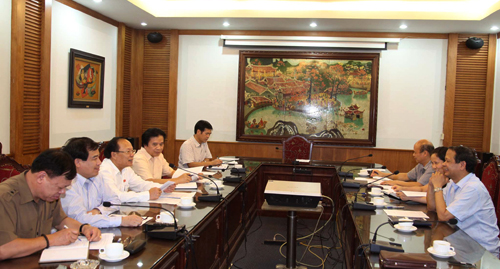 Bộ trưởng Hoàng Tuấn Anh làm việc với lãnh đạo UBND tỉnh Bắc Kạn