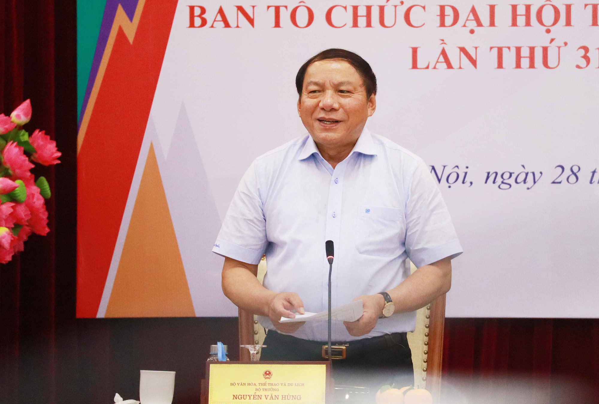 Bộ trưởng Nguyễn Văn Hùng: "Công tác chuẩn bị cho SEA Games 31 đã cơ bản hoàn thành, đảm bảo đúng tiến độ đề ra"