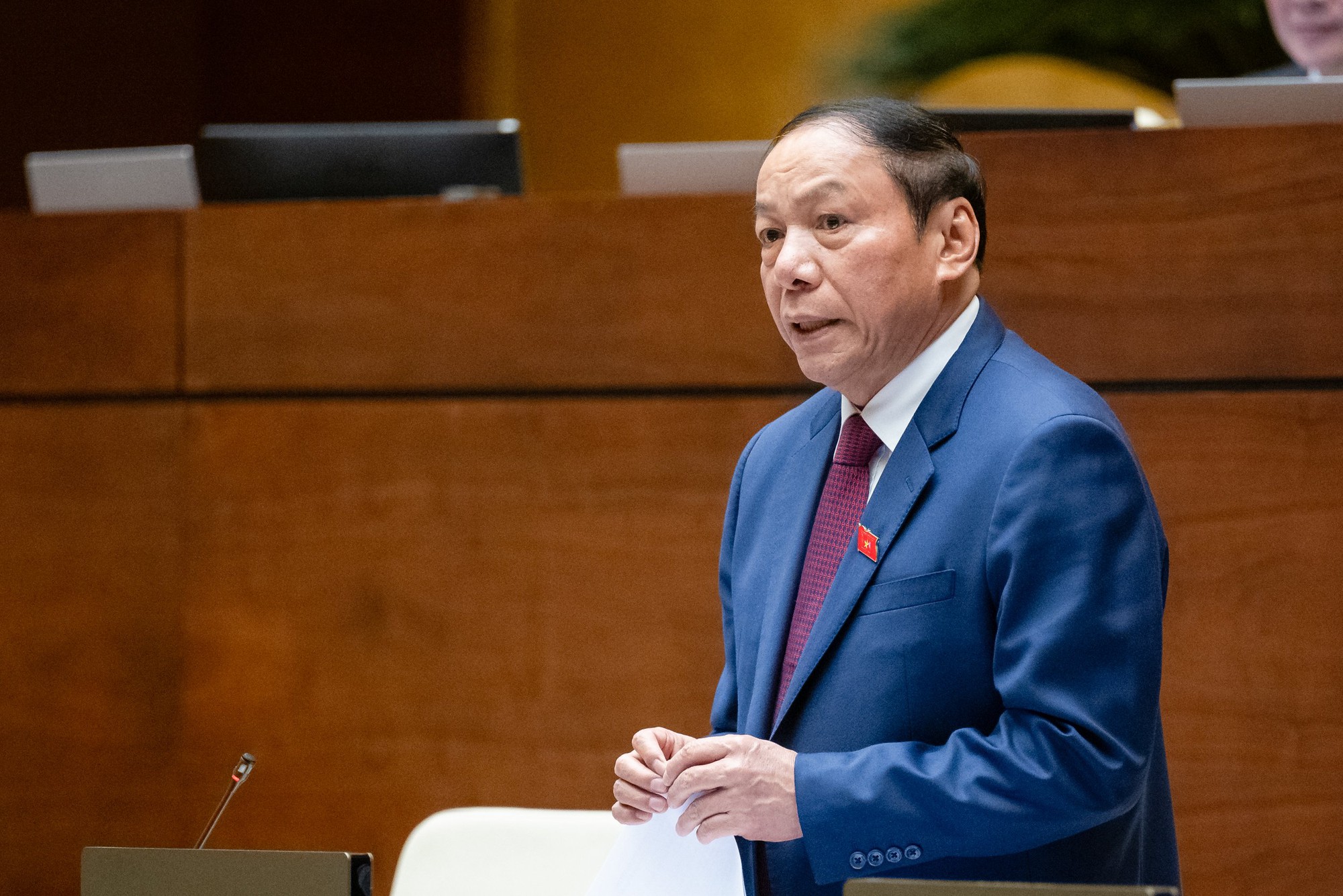 Bộ trưởng Nguyễn Văn Hùng: Việc chất vấn thể hiện sự quan tâm sâu sắc của Quốc hội với văn hóa, thể thao và du lịch