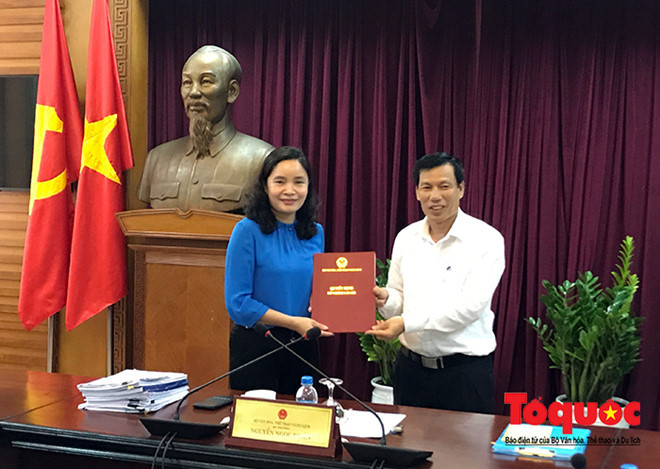 Bộ VHTTDL: Trao quyết định bổ nhiệm Thứ trưởng cho bà Trịnh Thị Thủy