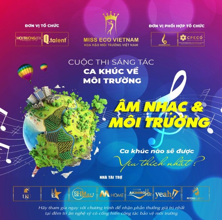 Chính thức phát động cuộc thi Sáng tác Ca khúc về Môi trường VN