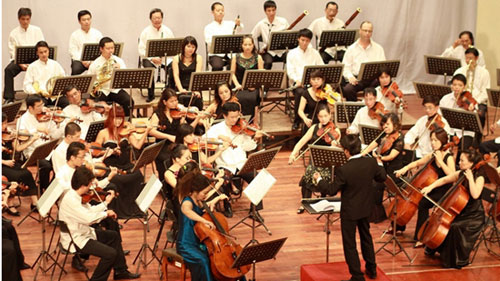 Chương trình “Giai điệu mùa thu”: Sẵn sàng cho lần đầu biểu diễn trên “sân khấu lớn”