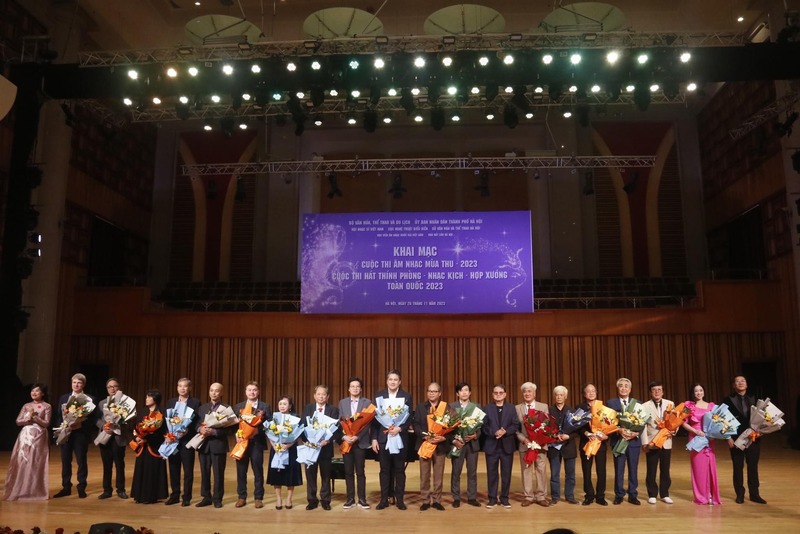 Khai mạc Cuộc thi Âm nhạc mùa thu – 2023 và Cuộc thi hát Thính phòng - Nhạc kịch - Hợp xướng toàn quốc - 2023