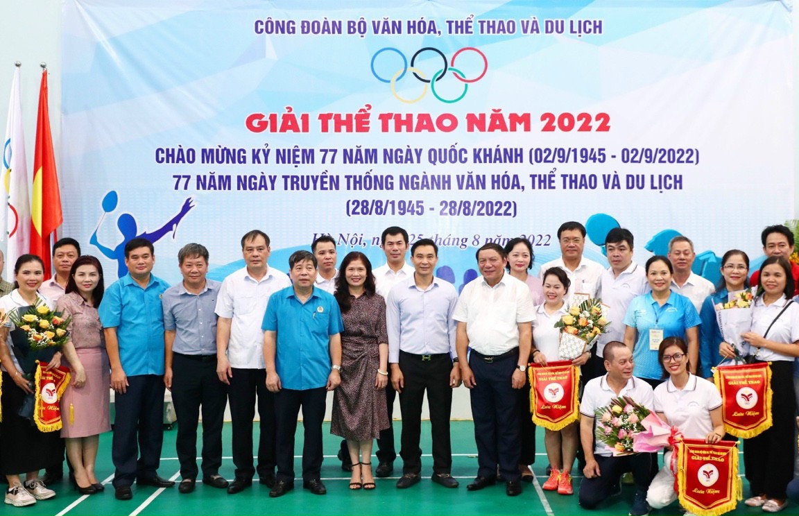 Khai mạc giải thể thao Công đoàn Bộ VHTTDL năm 2022