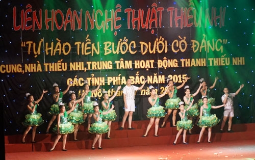 Khai mạc Liên hoan nghệ thuật thiếu nhi các tỉnh phía Bắc