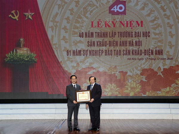 Lễ kỷ niệm 40 năm Trường Đại học Sân khấu - Điện ảnh Hà Nội