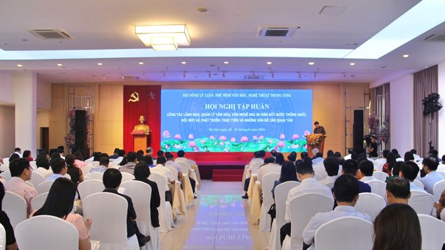 Tăng cường công tác lãnh đạo, quản lý văn hoá, văn nghệ sau 50 năm đất nước thống nhất, đổi mới và phát triển