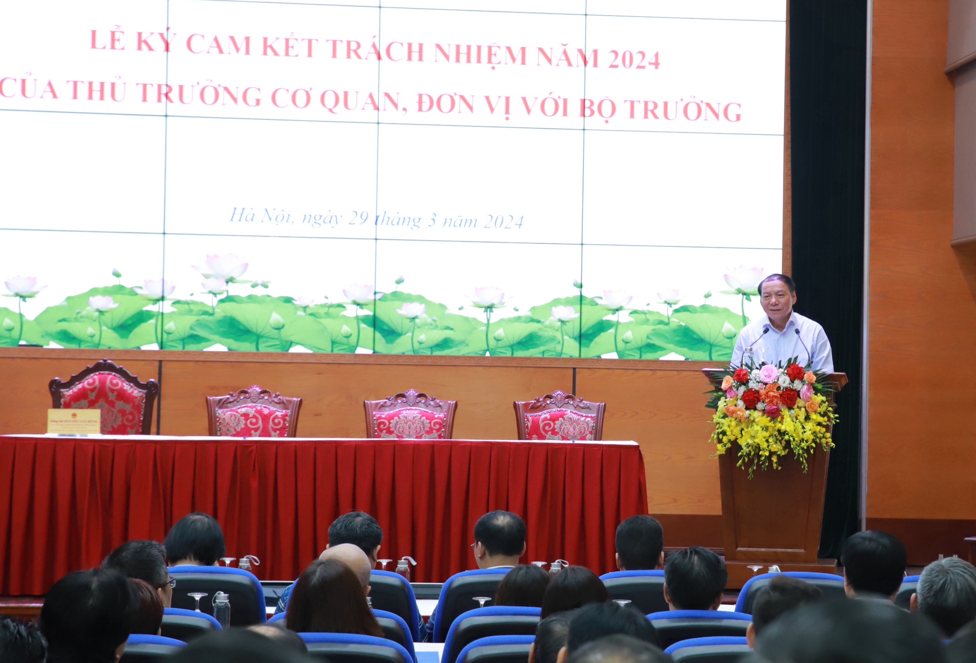 Thủ trưởng 25 cơ quan, đơn vị ký cam kết trách nhiệm với Bộ trưởng Bộ VHTTDL