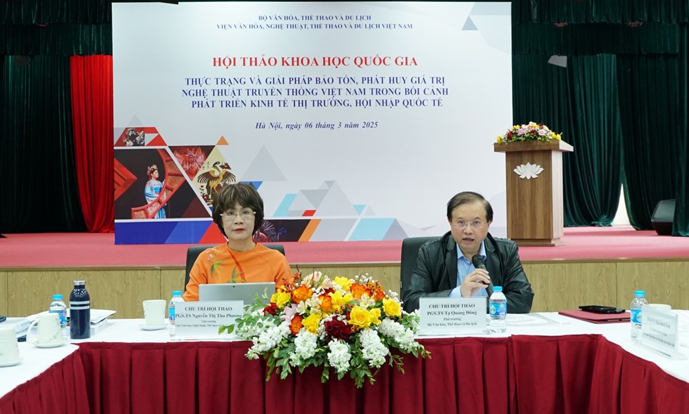 Tìm giải pháp bảo tồn, phát huy giá trị nghệ thuật truyền thống
