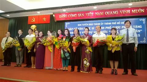 TPHCM tuyên dương 50 văn nghệ sĩ được trao tặng danh hiệu Nhà nước