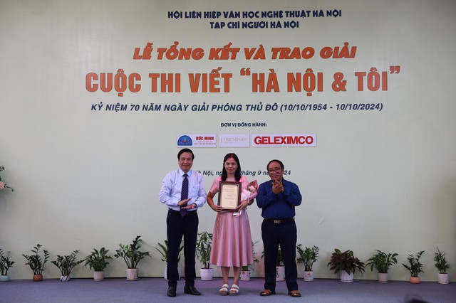 Trao giải Cuộc thi viết "Hà Nội & Tôi": Bồi đắp tình yêu, niềm tự hào đối với mảnh đất ngàn năm văn hiến