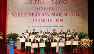 Xây dựng Nghị định quy định về xét tặng danh hiệu NSND, NSƯT: Tôn vinh các nghệ sĩ thực sự có tài năng, có nhiều cống hiến cho nền văn hóa, nghệ thuật
