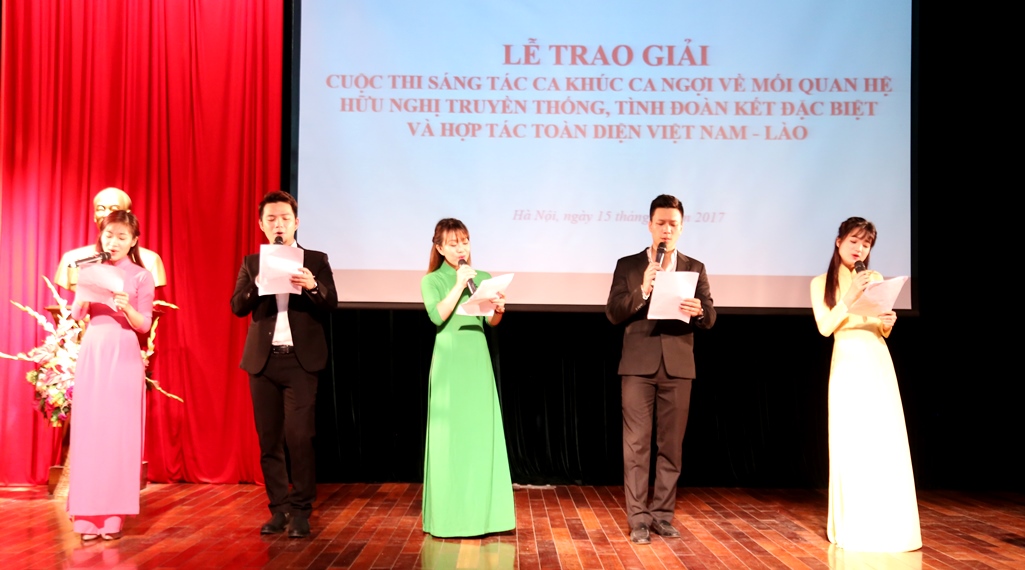 ​10 tác phẩm đạt giải thưởng Cuộc thi sáng tác ca khúc về mối quan hệ hữu nghị Việt Nam - Lào
