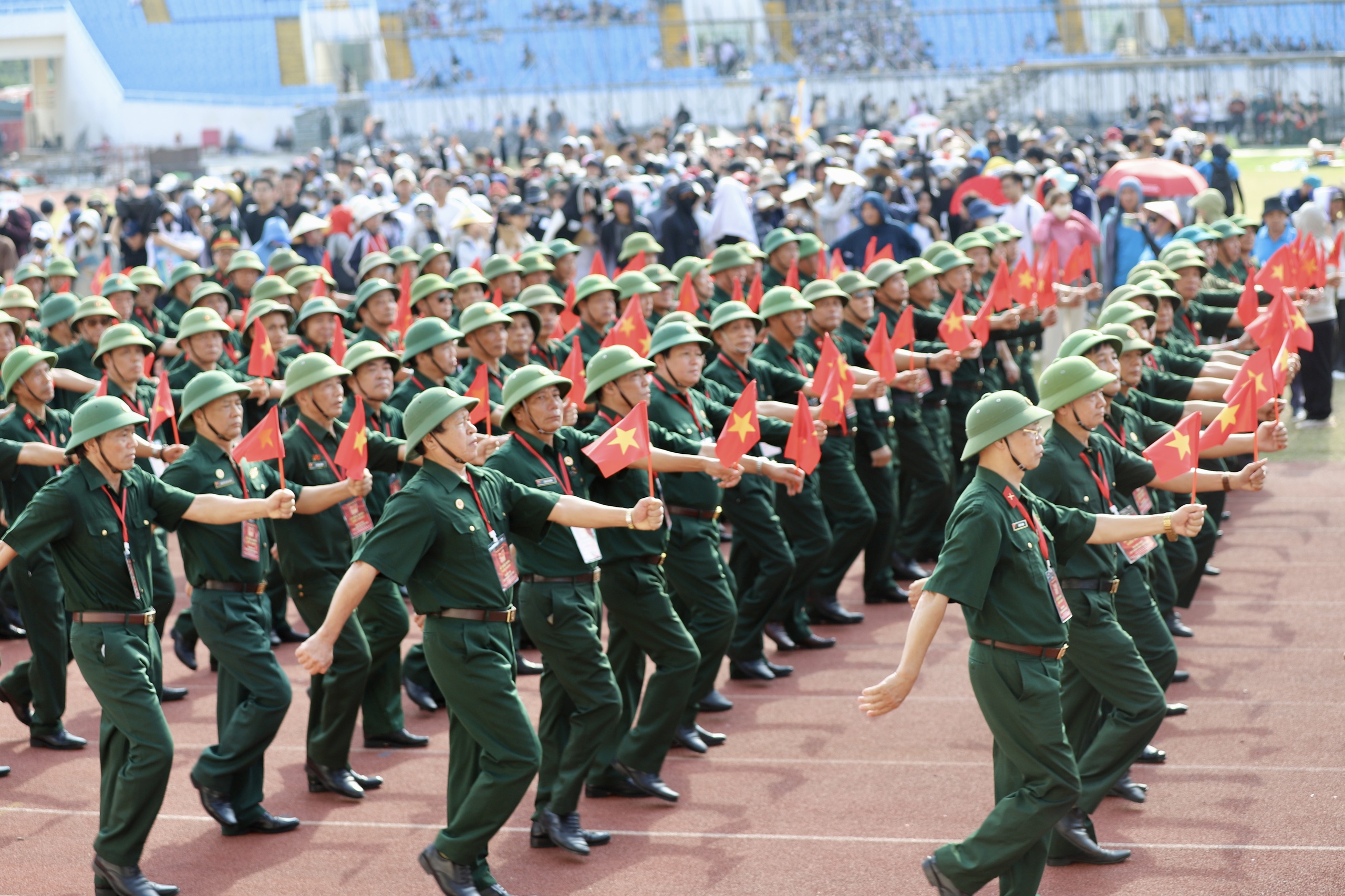 13 khối quần chúng, nghệ thuật hợp luyện chuẩn bị cho Lễ diễu binh, diễu hành Kỷ niệm 80 năm Quốc khánh