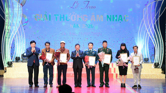 78 tác phẩm được trao Giải thưởng Âm nhạc năm 2020