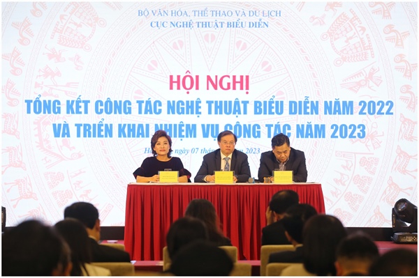 Hội nghị tổng kết công tác nghệ thuật biểu diễn năm 2022