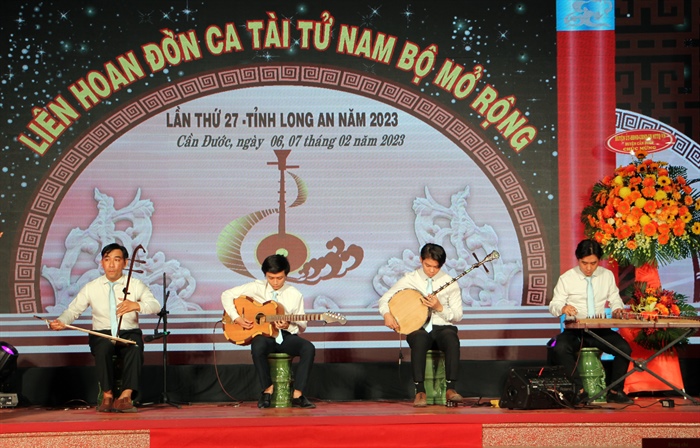Khai mạc Liên hoan Đờn ca tài tử Nam Bộ tỉnh Long An mở rộng năm 2023