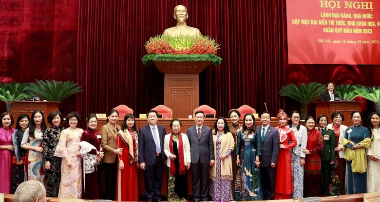 Lãnh đạo Đảng, Nhà nước gặp mặt đại biểu trí thức, nhà khoa học, văn nghệ sĩ Xuân Quý Mão 2023