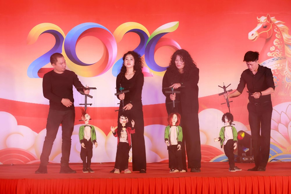 Nhà hát Múa rối Thăng Long góp sắc màu nghệ thuật trong những ngày lễ lớn